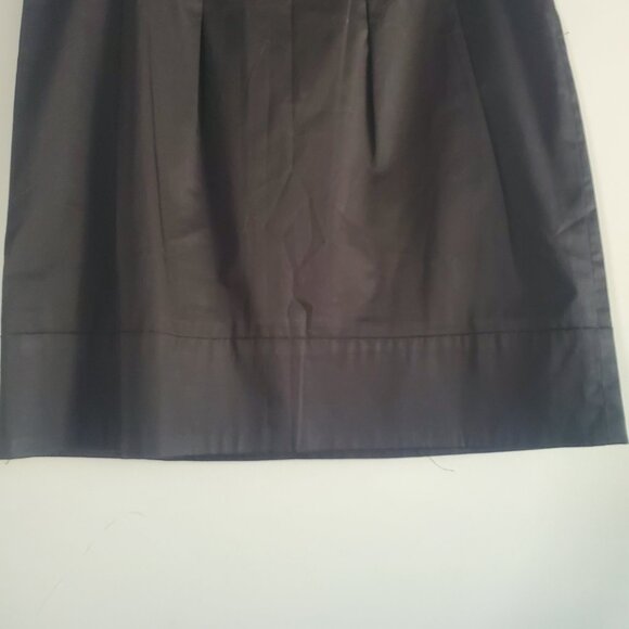 Tatum Women's A-Line Skirt 38 Black Pleated Preppy Classic Academia Modest - Picture 3 of 11